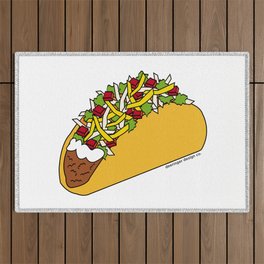 Because Tacos Outdoor Rug