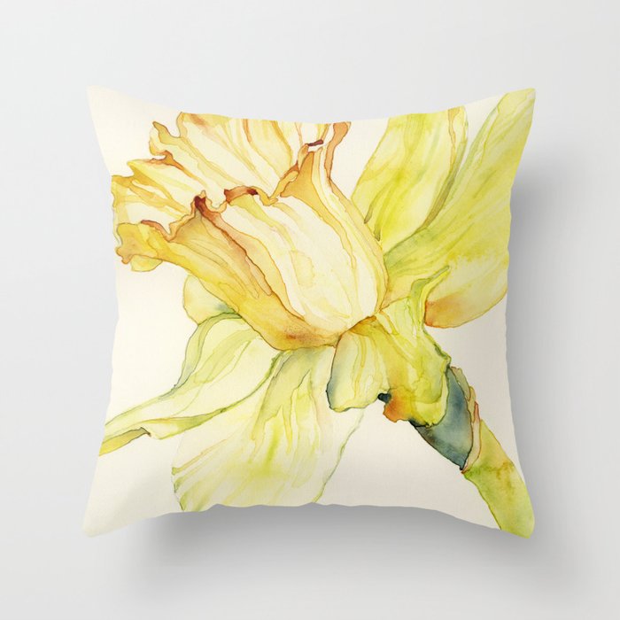 Narcissus Throw Pillow