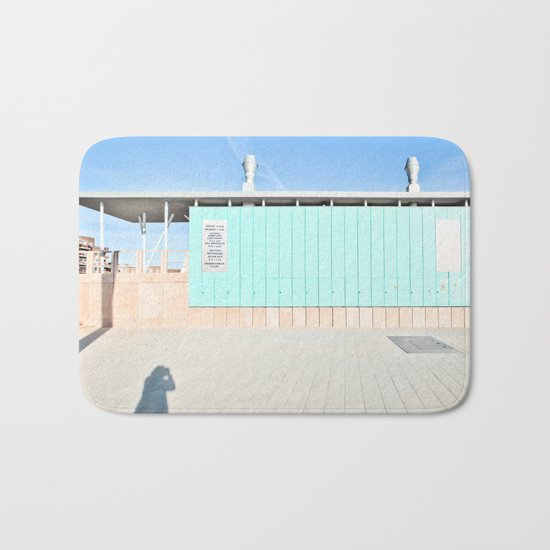 Blue House and the Photographer Bath Mat