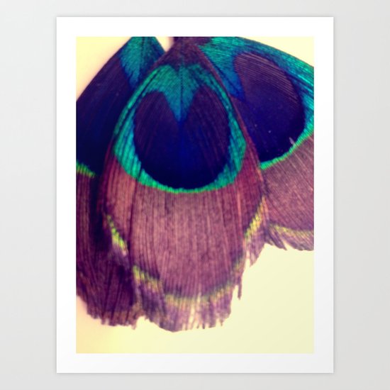 Peacocking Art Print