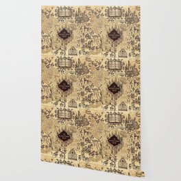 Marauders Map Wallpaper Marauders Map Wallpaper For Any Decor Style Society6 society6