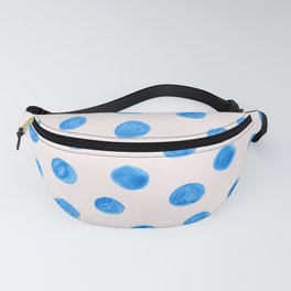 Painted blue dots Fanny Pack