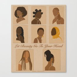 Hairstyles  Canvas Print