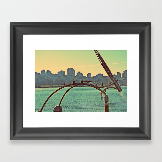 spread your wings Framed Art Print