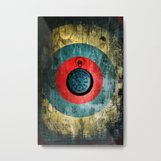 Grungy Minimal 4 Metal Print