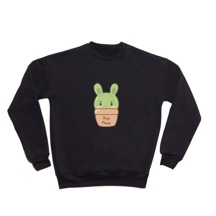 Boyish bunny cactus Crewneck Sweatshirt