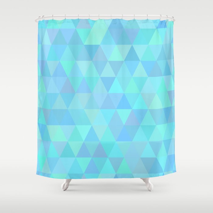 Triangle Idea Shower Curtain