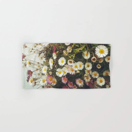 Wall of Daisies Hand & Bath Towel