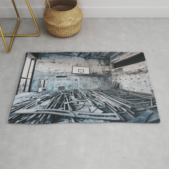 Chernobyl Basketball Court Rug By Portermcknight Society6