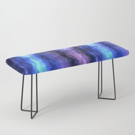 Lilac Very Peri Watercolor Abstract Bench