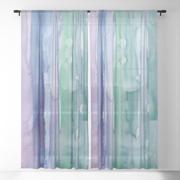 29   | 190907 | Watercolor Abstract Painting Sheer Curtain