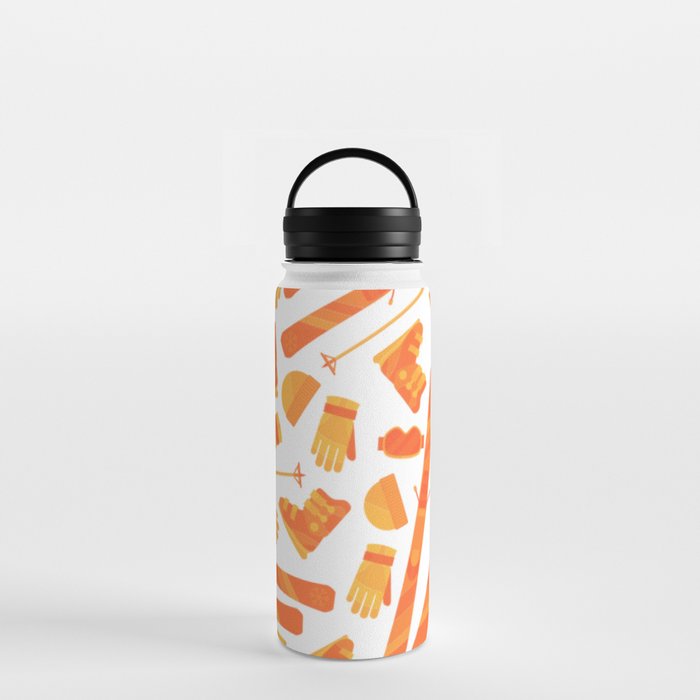 Skiing Accessories - Orange Water Bottle
