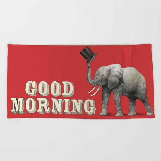 Good Morning Beach Towel