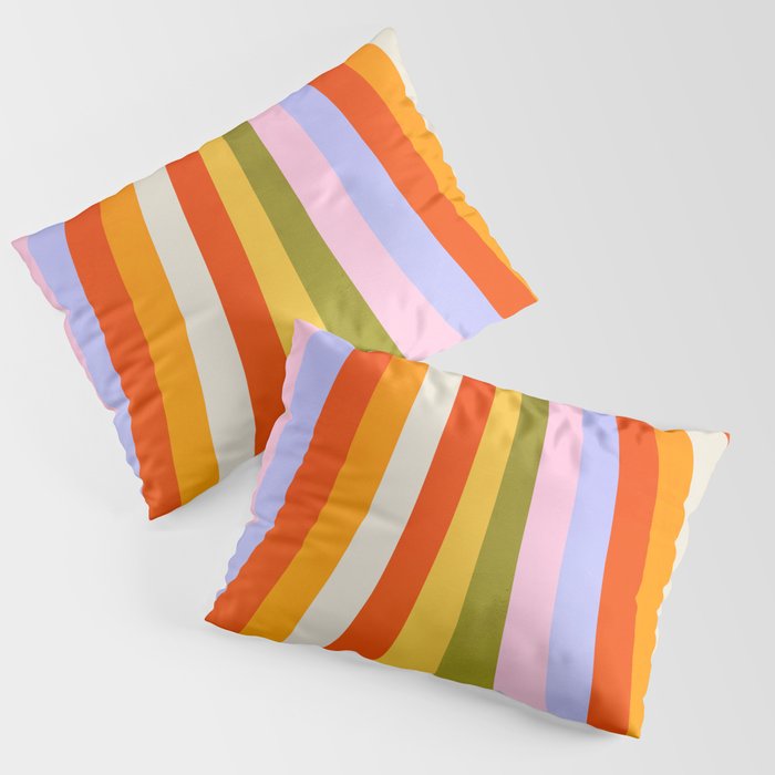Hot Summer Stripes 01 Pillow Sham