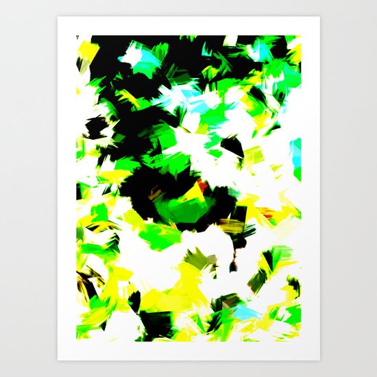 BLOSSOMS - COLORS Art Print