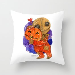 Trick R Treat Sam Hug Throw Pillow