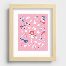 Make Some Noise! // for the love of vintage toys Recessed Framed Print