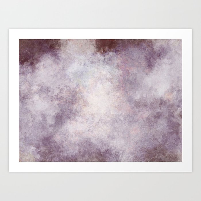 Old purple grey paper Art Print