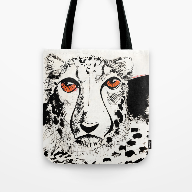 Big Cat Tote Bag By Summerhouseart Society6