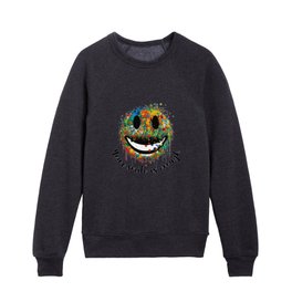 Lucky Vibes,  Trendy your smile is enough Kids Crewneck