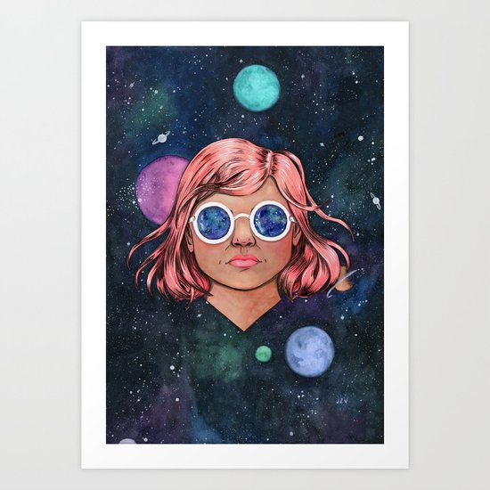 The Universe In Your Eyes Art Print