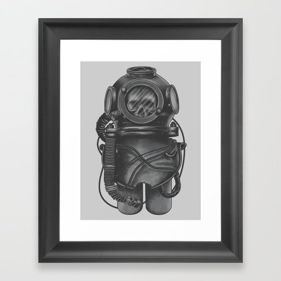 The Dead Diver Framed Art Print
