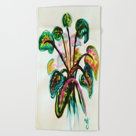 A Bouquet of Leaves Beach Towel