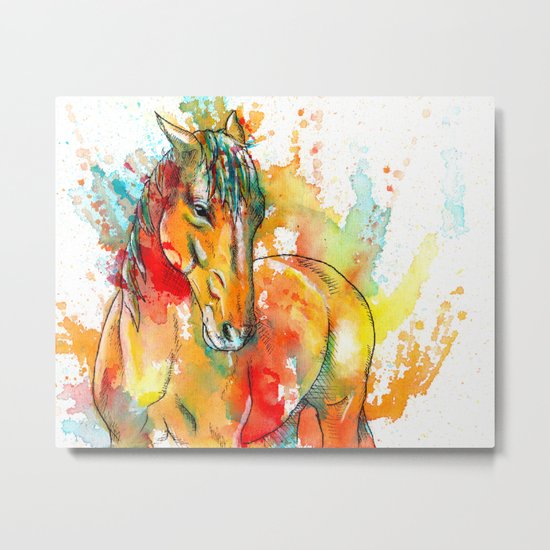The Spirit of a Horse Metal Print
