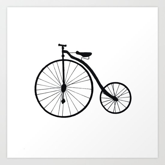 Vintage Bicycle Art Print
