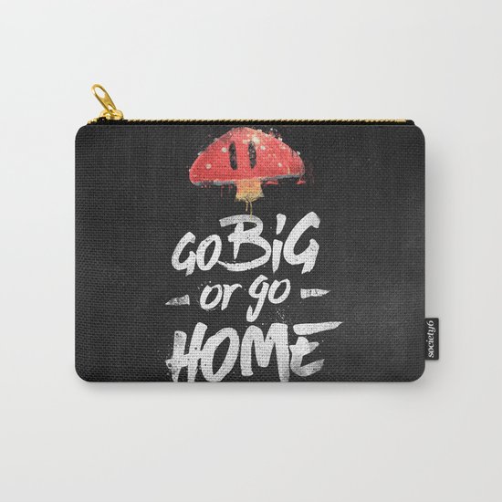Go Big or Go Home Mario Inspired Smash Art Carry-All Pouch