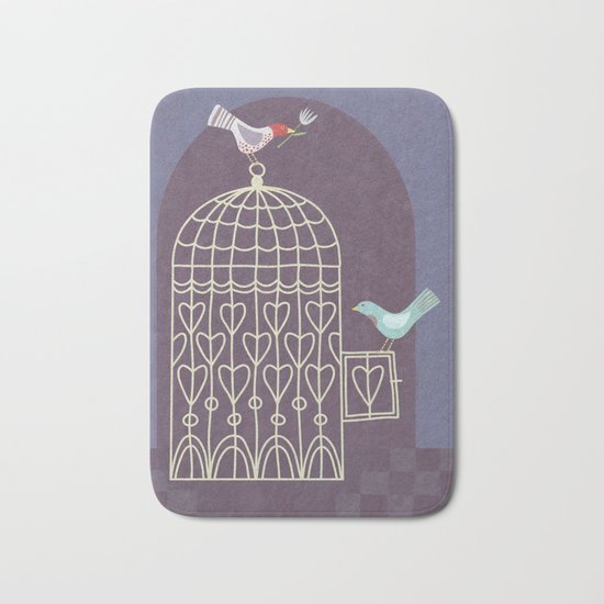 Leaving the Birdcage Bath Mat