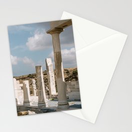 Ancient Ruins in Greece | Roman Empire Stones on the Island of Naxos | Culture, Summer & Travel Photography Stationery Card