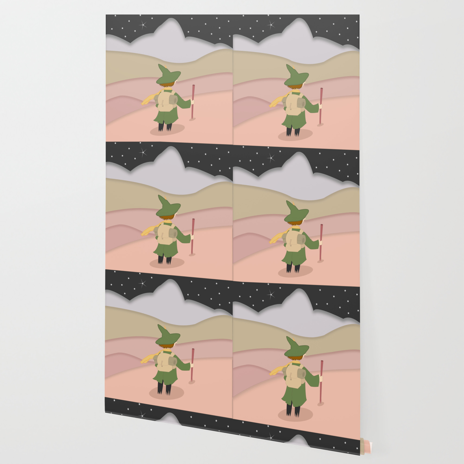 Snufkin Moomin Wallpaper By Hindone Society6