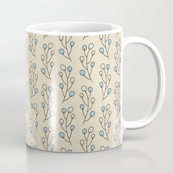 Beige leaves brunches  Coffee Mug