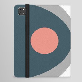 Colorful geometric composition - pink iPad Folio Case
