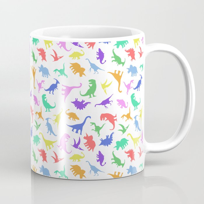 Fun Dinosaur Pattern Coffee Mug