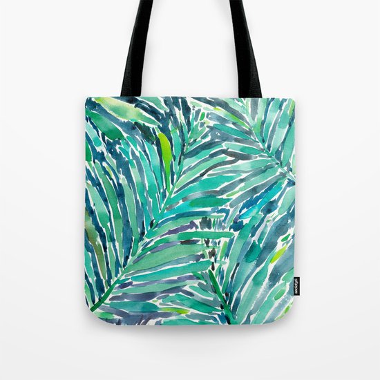 TROPICAL CANOPY Palm Leaves Tote Bag