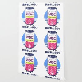 Strawberry Milk Soft Drink Japan Wallpaper