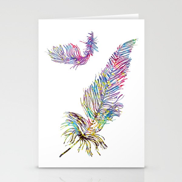 feathers Stationery Cards