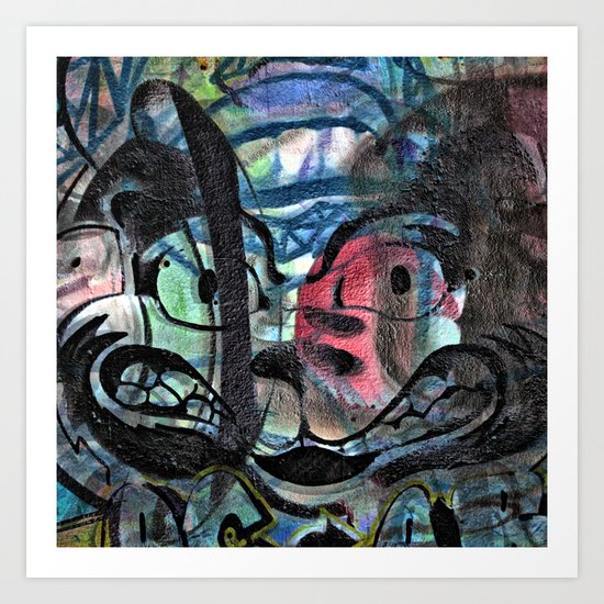 gears riddled into nicks Art Print