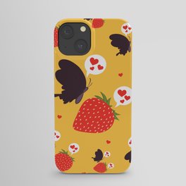 the death loves the strawberry iPhone Case