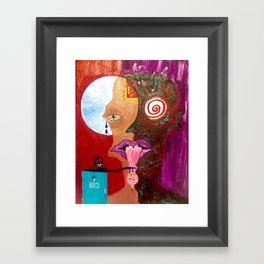 I Don't Want to Talk About It! Framed Art Print