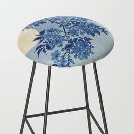 Blossoming Cherry on a Moonlit Night Bar Stool