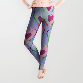 The heart has a kiss in mind Leggings