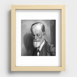 Sigmund Freud Recessed Framed Print