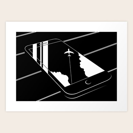 MODE AVION Art Print
