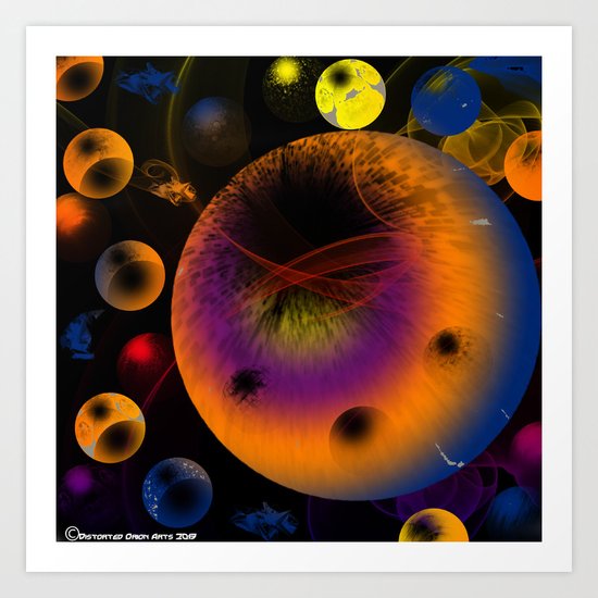 Sphractal Art Print