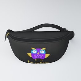 Awesome Owl - I'm Owlsome Fanny Pack