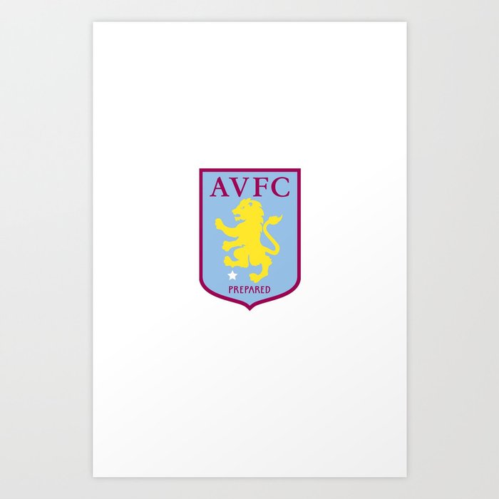 Poster 61x91,5 cm Aston Villa Emblem 