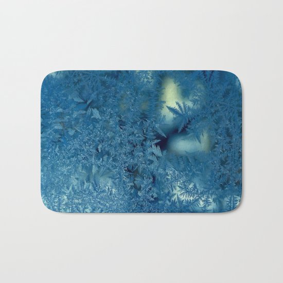 Frost patterns Bath Mat